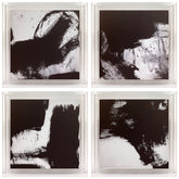 Impact I, II, III, IV - High Resolution Giclee Printed Canvas Framed in Contemporary Clear Acrylic Frame